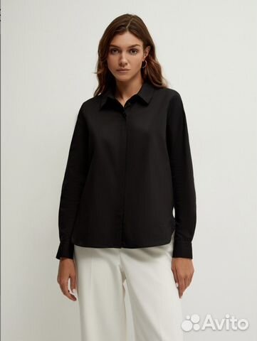 Черная рубашка zarina новая