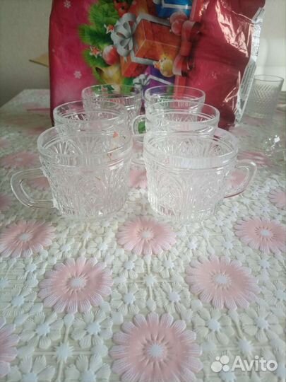 Кружки хрустальные 