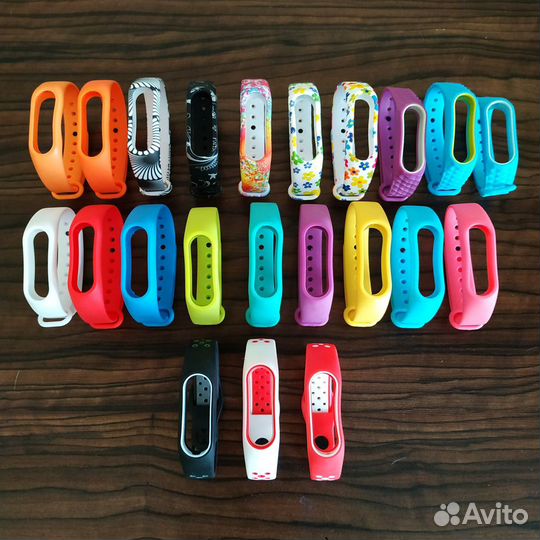 Силиконовые ремешки для xiaomi mi band 2
