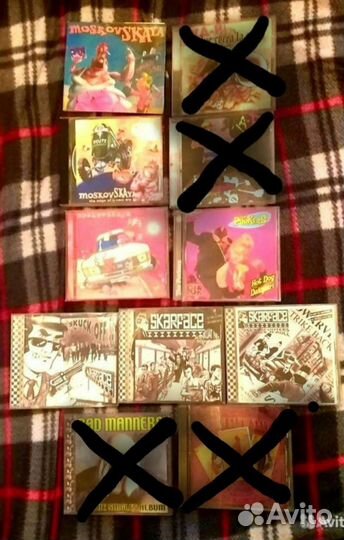 Музыкальные cd диски панк и ска