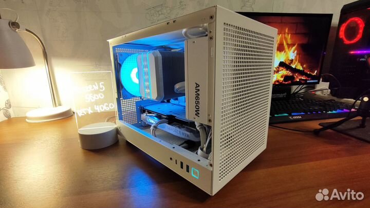 Игровой пк Mini ITX Ryzen 5 5600 RTX 4060