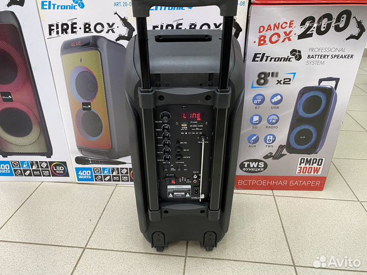 Колонка ElTronic 20-07 + 2 микрофона