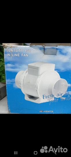 Канальный вентилятор смешанного типа вентс тт 150