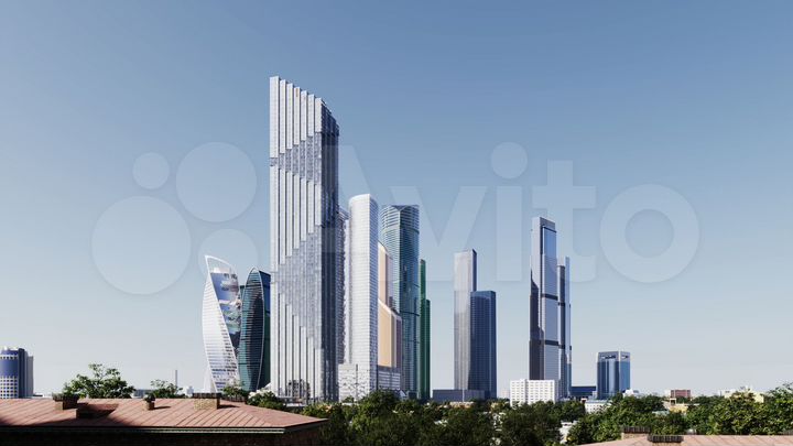 Квартира-студия, 43,8 м², 59/85 эт.
