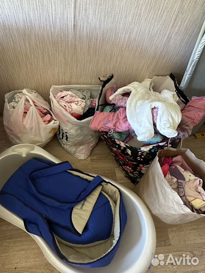 Огромный пакет вещей для девочки