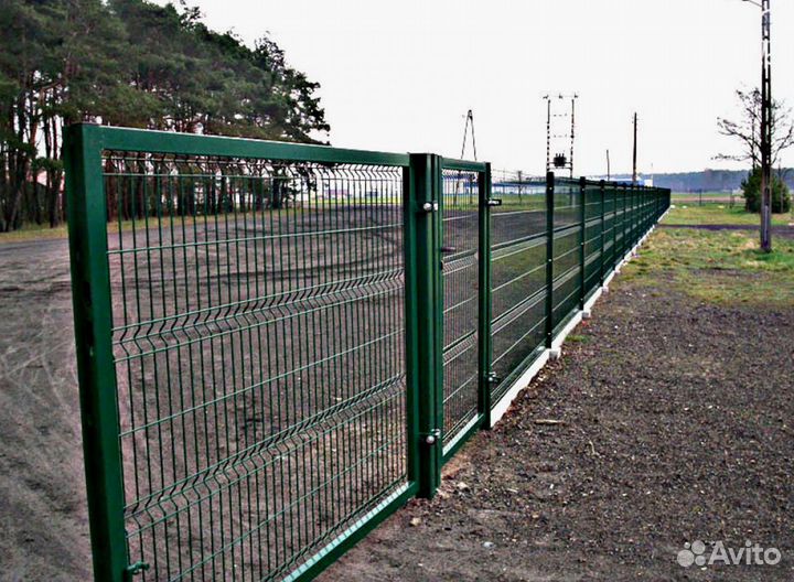 Забор сетка 3Д