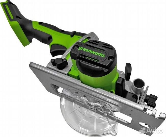 Пила циркулярная аккумуляторная greenworks G24MCS