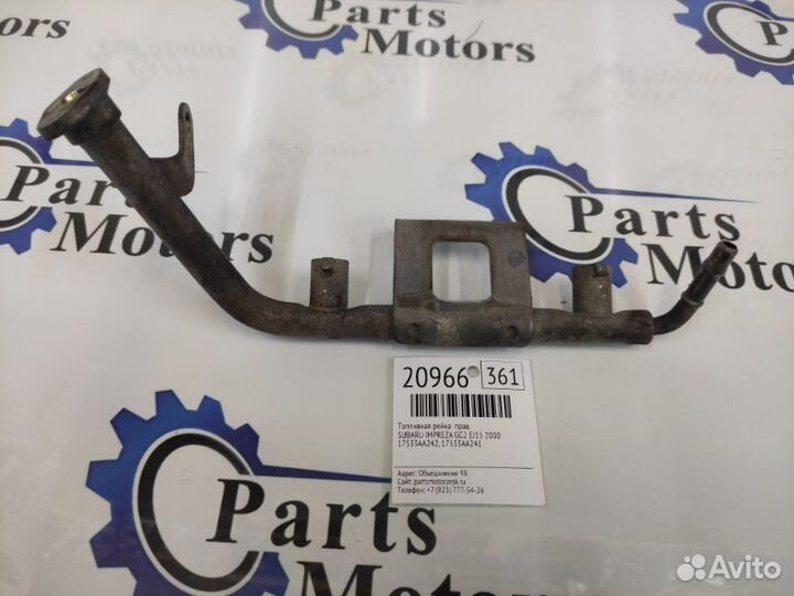 Топливная рейка правая Subaru Impreza GG2 EJ15