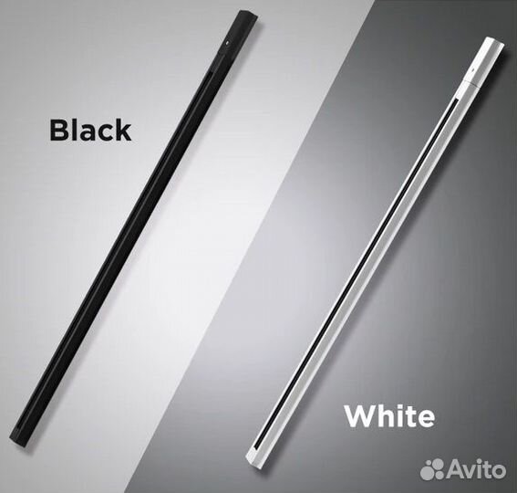 Шинопровод трековый для светильника белый 1 м