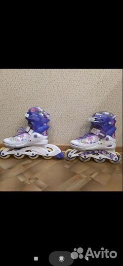 Роликовые коньки раздвижные 34 - 37 р-р