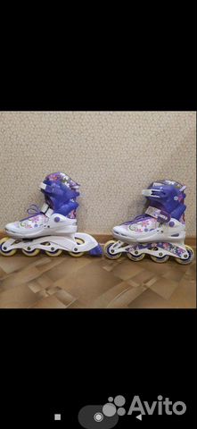 Роликовые коньки раздвижные 34 - 37 р-р