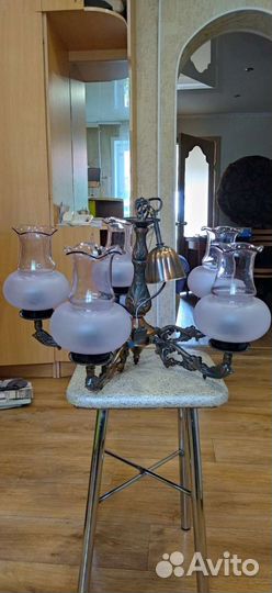 Бронзовая люстра СССР