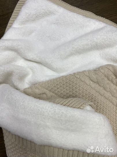 Плед детский вязаный