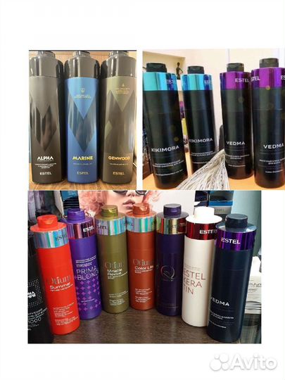 Эстель шампунь бальзам 1 л новый мужской женский