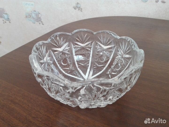 Салатница хрусталь СССР