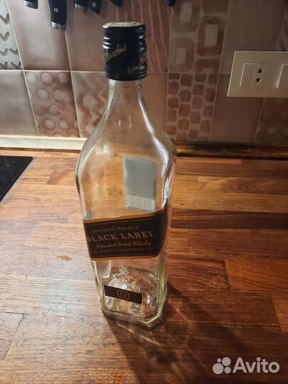 Подарочная коробка от бутылки Black Label (1 л.)