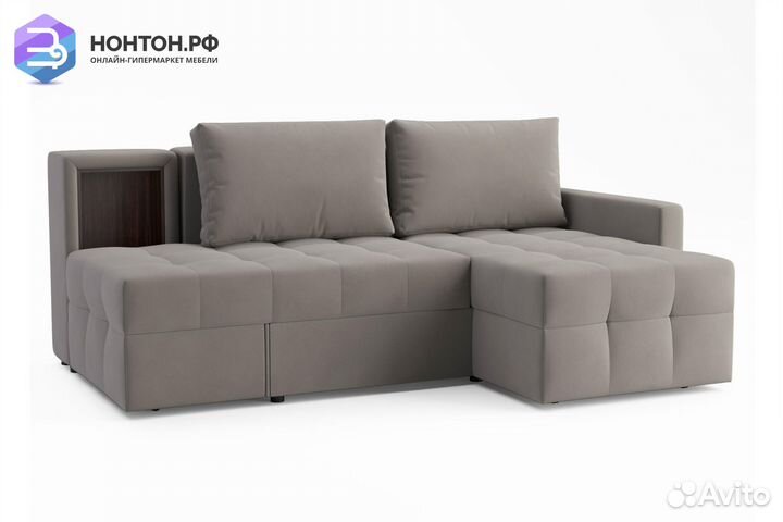 Диван угловой трансформер Самми серый