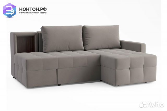 Диван угловой трансформер Самми серый