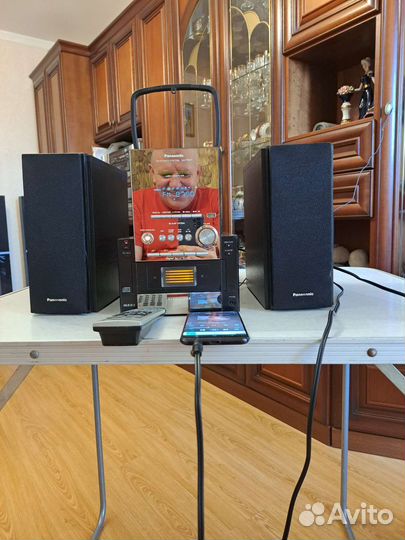 Музыкальный цеhтр panasonik рм-27. звук бомба