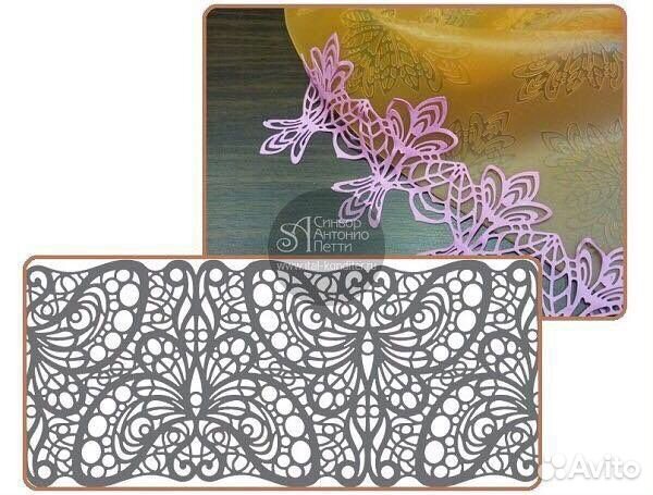 Силиконовый коврик для кружев Martellato