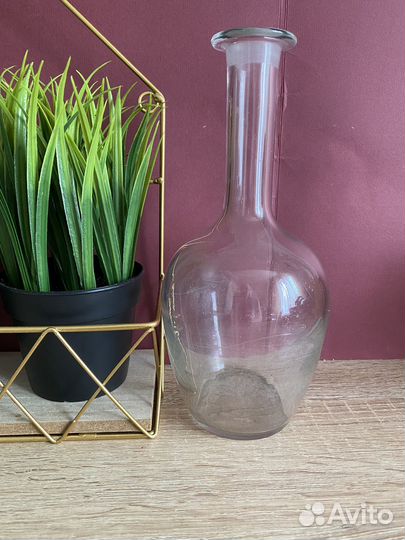 Штофы и графины, насыпное стекло СССР