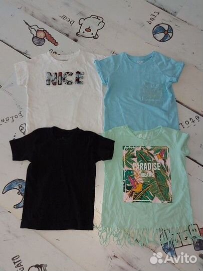 Вещи пакетом для девочки 122 128