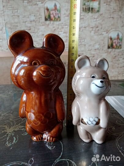 Олимпийский мишка фарфор