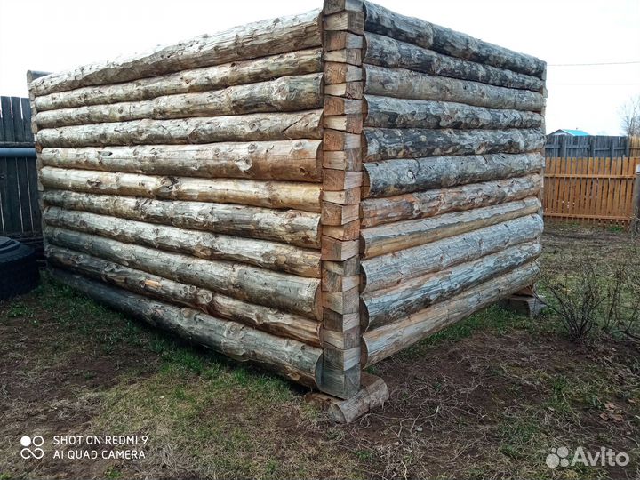 Сруб бани 3х4