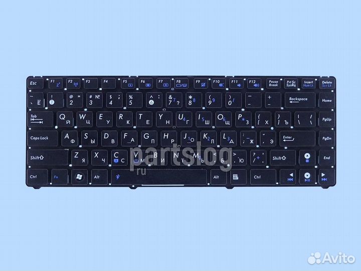 Клавиатура для Asus U20 1201 1215 1225 VX6 Черная