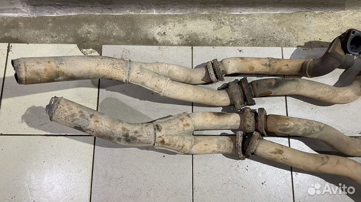 Выпускной коллектор, приемн труба BMW 7 E38 M62b44