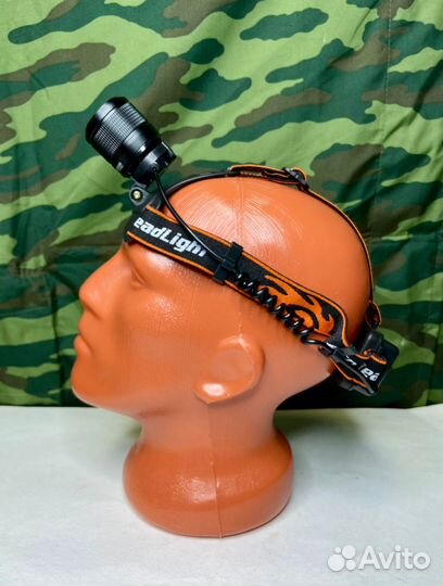 Фонарь налобный с 2 видами света