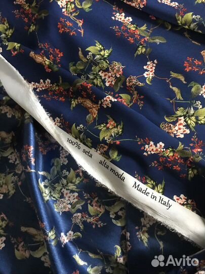 Шелковая ткань Dolce Gabbana