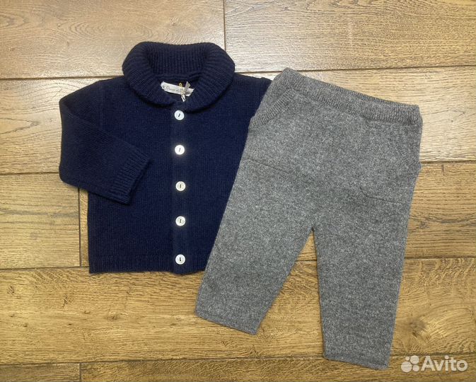 Костюм кашемировый на 3-6 мес