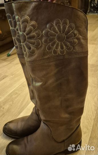 Сапоги женские натуральная кожа р.41