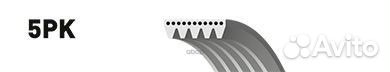 Ремень поликлиновой 5 PK 1140 Gates 5PK1140 Gates