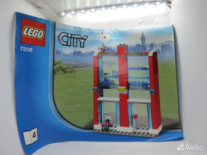 Lego city 7208 пожарная часть