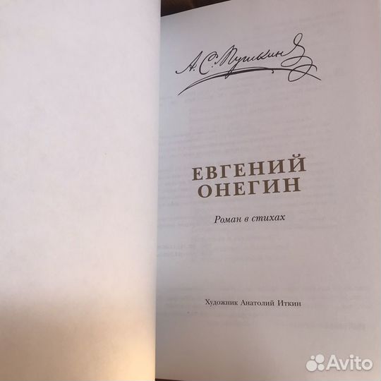 Книга Евгений Онегин А. С. Пушкин