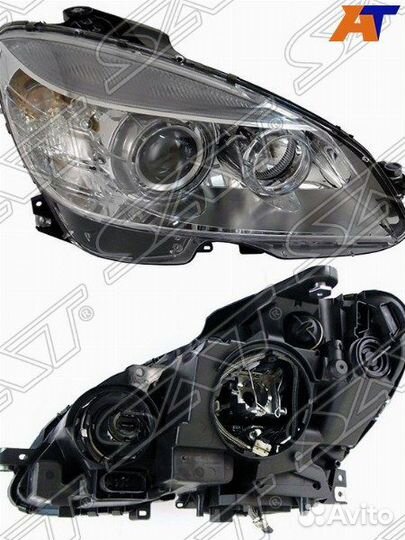Фара mercedes C-class W204 06-10 RH под ксенон