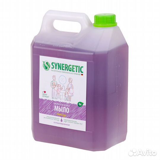 Жидкое мыло 5л synergetic