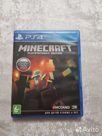 Minecraft ps4 диск