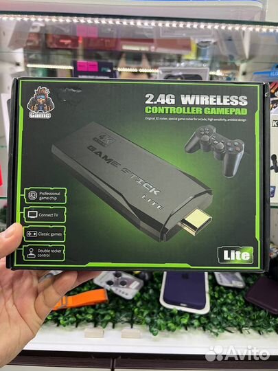 Игровая приставка Game stick 64gb оптом