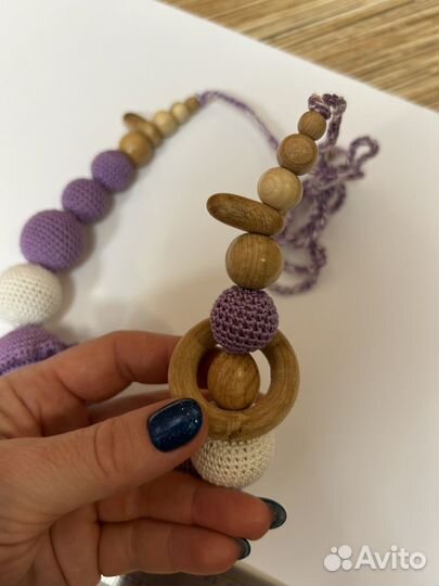 Слингобусы новые фиолетово белые