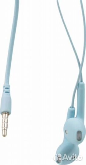 Наушники U19 с микрофоном. Голубые