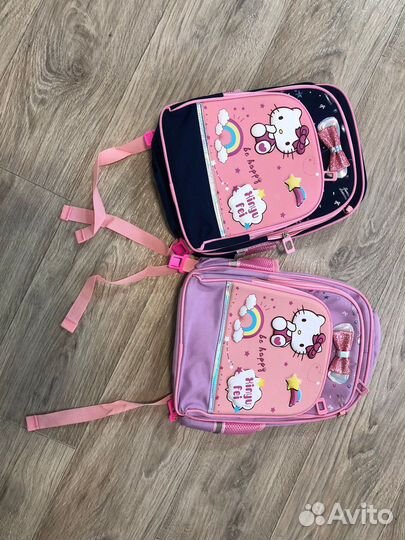 Модный школьный рюкзак для девочки Hello Kitty