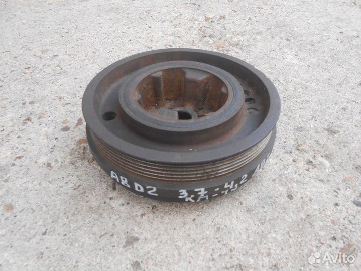 Шкив коленвала Ауди А8 Д2 4.2л ABZ 077105251