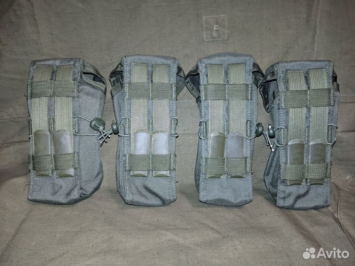 Подсумок на 2 магазина ак (комплект из 4 штук)
