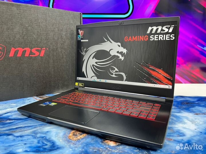 MSI i7-11800H RTX 3050 Ram 16 GB 512 GB