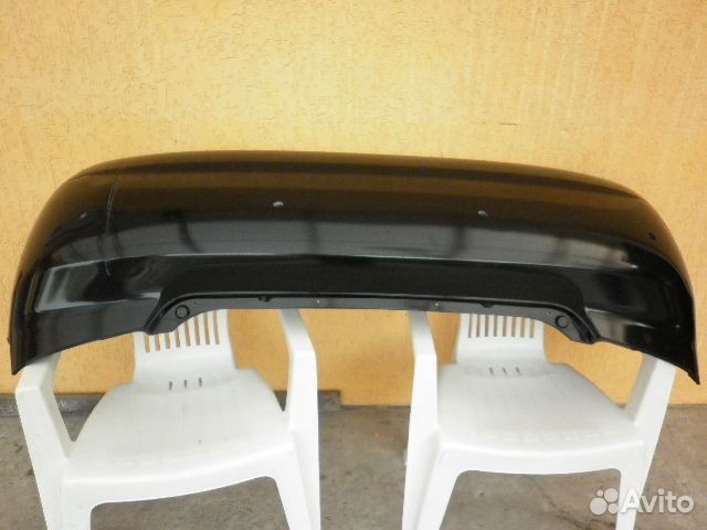 Бампер задний авео Aveo хэтчбек T200 2003 - 2008