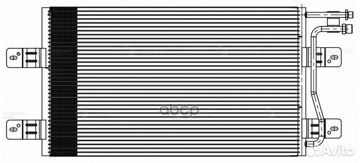 Конденсер MB sprinter(909) 13- lrac1509 luzar