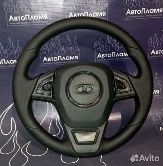 Руль барс в коже